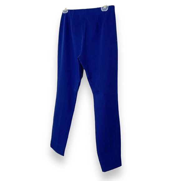 Theory Belisa Basis Ankle Length Twill Pant Modern Minimal Royal Blue Women’s 0 - Picture 4 of 13